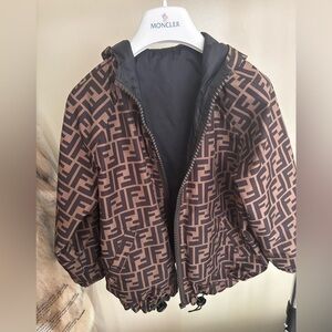 Reversible kids fendi jacket
